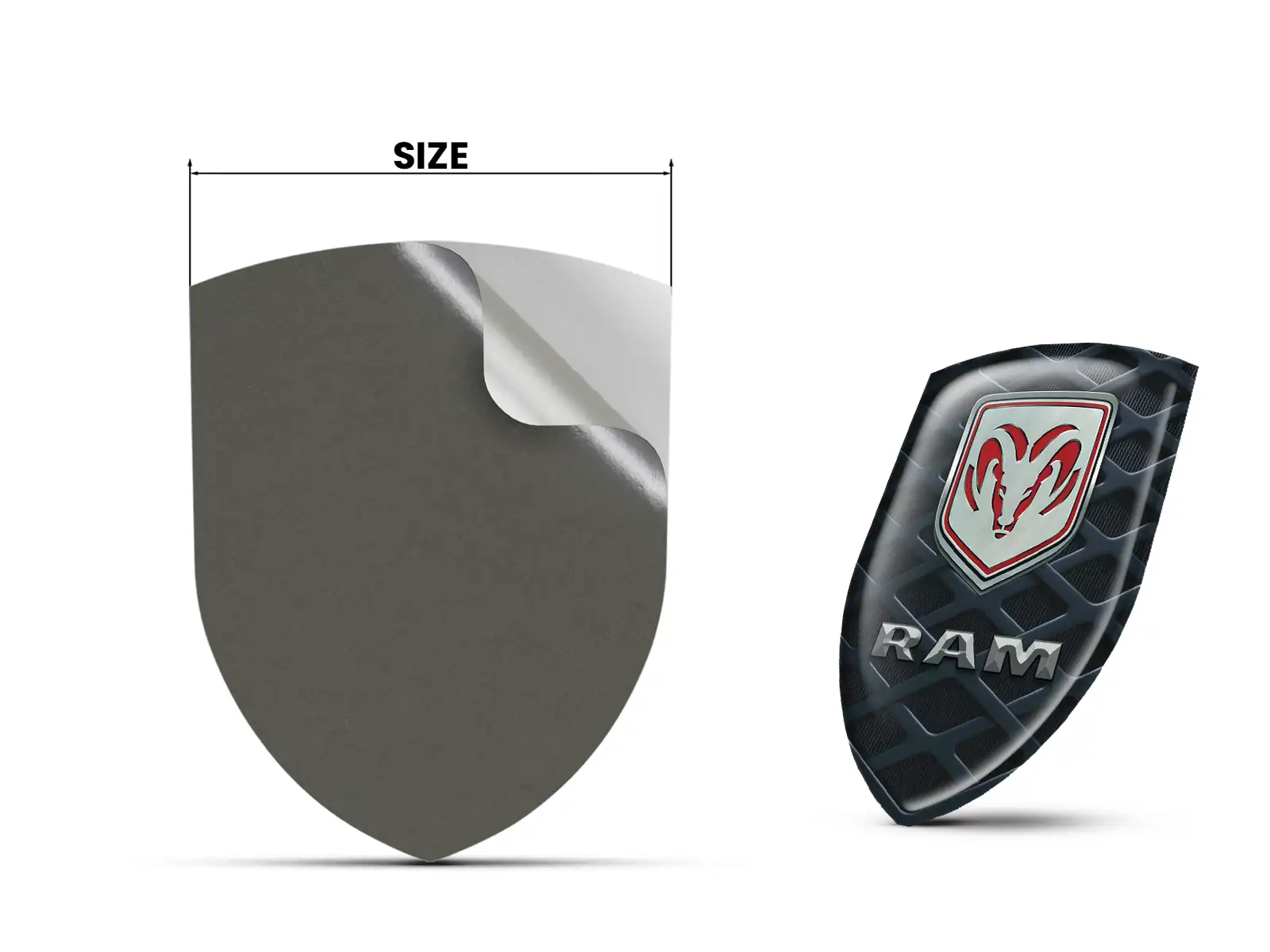 Dodge Selbstklebetikett Pro Max Langlebig Stilvoll Design